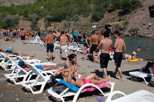 Tunceli'de plaj keyfi - Resim: 2