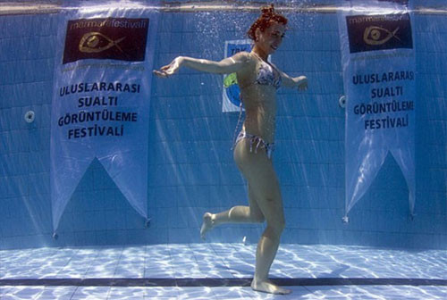 En ilginç su altı güzellik yarışması - Resim: 1