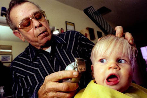 Traş olmayı sevmeyen çocuklar - Resim: 1