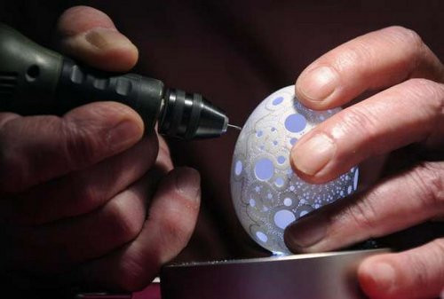 Yumurta kabuğundan muhteşem sanat - Resim: 1