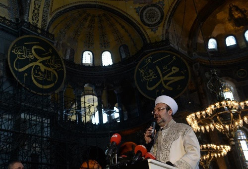 Ayasofya'da tarihi andan kareler - Resim: 1