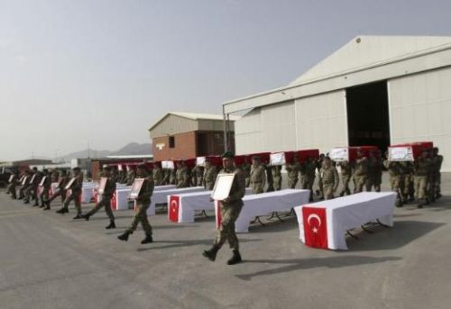 Şehit askerler için Afganistan'da tören - Resim: 2