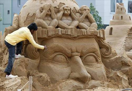 Kumdan sanat eserleri - Resim: 3