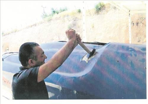 Ağa oğlunun teknesini böyle parçalattı - Resim: 3