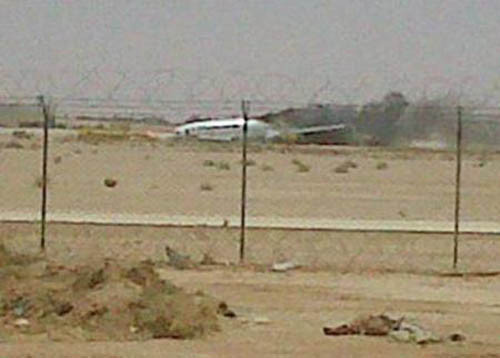 Uçağın düşüş anındaki görüntüleri - Resim: 1