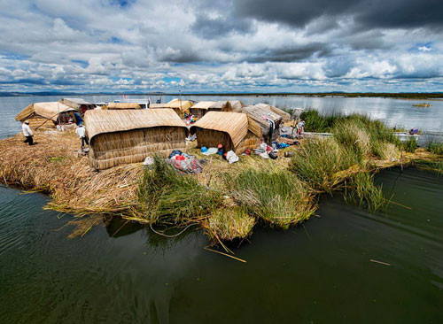 Gölde sazlıklarda yaşayan insanlar - Resim: 2