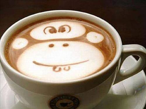En ilginç kahve süsleme sanatı - Resim: 1