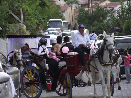 Nallıhan'da düğünlere fayton keyfi - Resim: 2