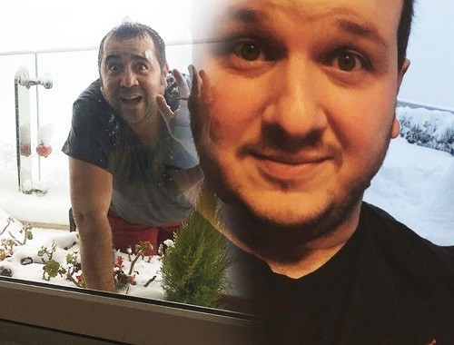 "Karda romantik dakikalar!" - Resim: 1