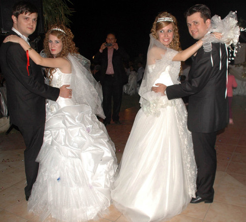 2 erkek kardeşe 2 kız kardeş gelin - Resim: 3