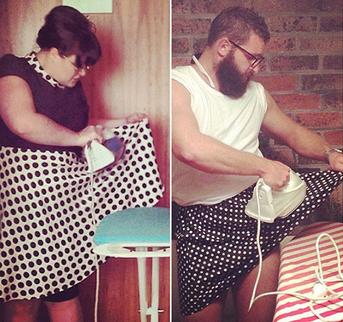 O fotoğraflarla böyle dalga geçti - Resim: 4