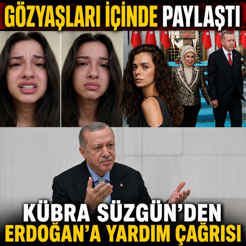 Oyuncu Kübra Süzgün Cumhurbaşkanı Erdoğan'dan yardım istedi! "Lütfen, geceleri uyuyamıyorum"