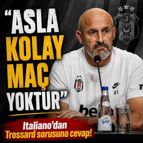 Beşiktaş-Hradec Kralove maçına doğru! Vıncenzo Italiano'dan Trossard sorusuna cevap