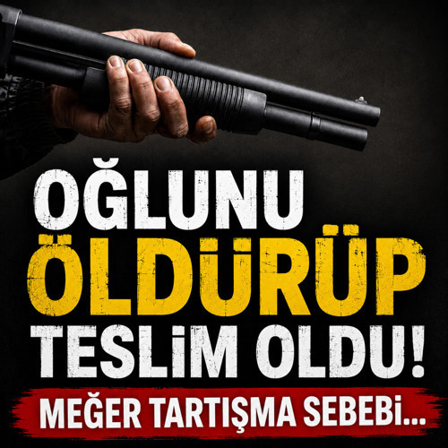 İzmir'de baba 21 yaşındaki oğlunu tüfekle öldürüp teslim oldu! Meğer tartışma sebebi...