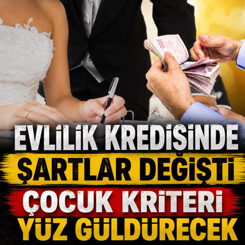 Evlenecek gençler dikkat! Faizsiz evlilik kredisi şartları değişti...