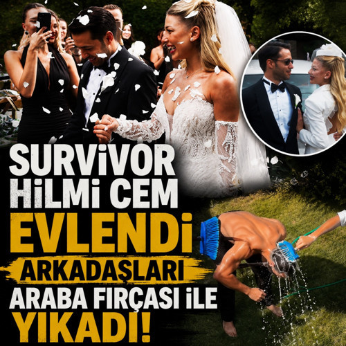 Survivor Hilmi Cem evlendi! Düğün hazırlıklarında komik anlar dikkat çekti