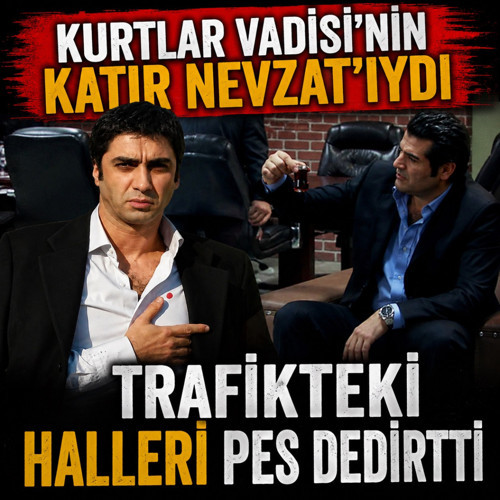 Kurtlar Vadisi'nin Katır Nevzat'ıydı! Trafikte yaptığı rolden çıkamamış dedirtti