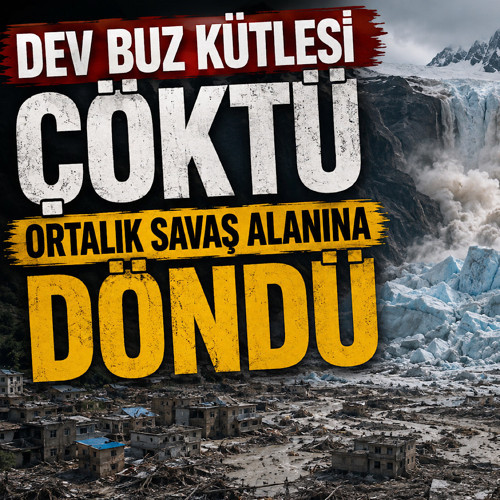 Dev buz kütlesi çöktü, ortalık savaş alanına döndü! Yüzlerce ölü var