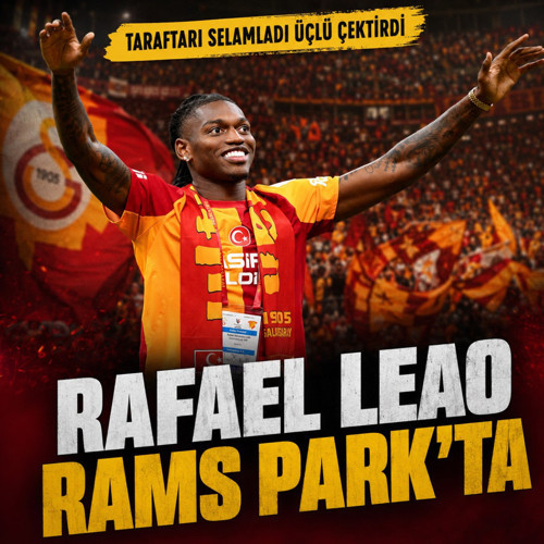 Rafael Leao sahaya indi sarı kırmızılı taraftarı selamladı ilk üçlüsünü çektirdi