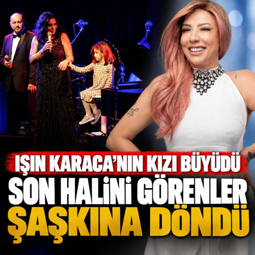 Verdiği kilolar ile gündemdeydi! Işın Karaca bu kez büyüyen kızı ile gündemde