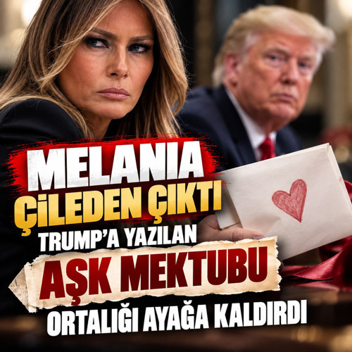 Melania çileden çıktı! Trump'a yazılan aşk mektubu ortalığı ayağa kaldırdı