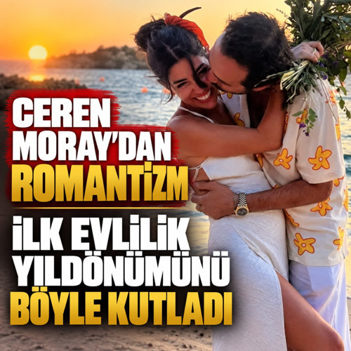 Ceren Moray'dan eşine romantik sürpriz! İlk yıllarını böyle kutladı...