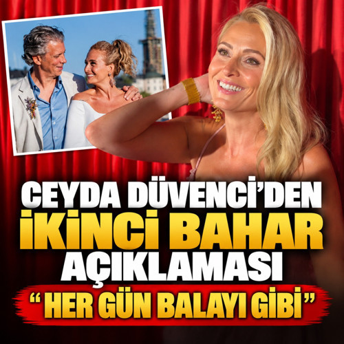 Ceyda Düvenci'den ikinci bahar açıklaması! "Bize her gün balayı gibi"