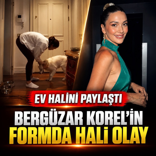 Bergüzar Korel ev halini paylaştı! Sosyal medyayı salladı