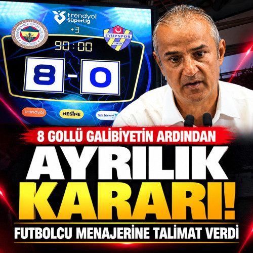8 gollü galibiyet sonrası Fenerbahçe'de sürpriz karar! Ayrılık için talimat verdi