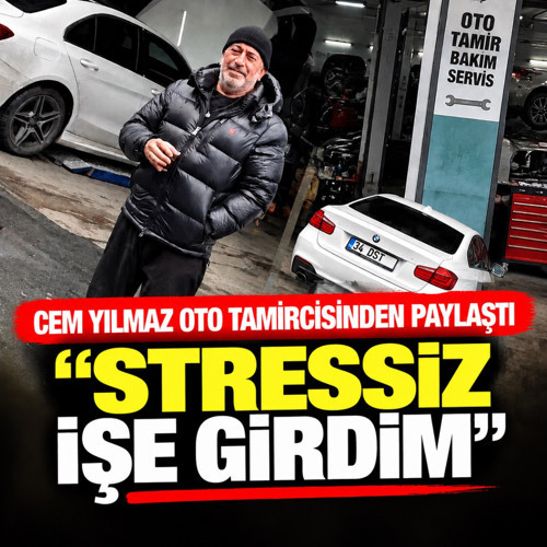 Cem Yılmaz'dan güldüren paylaşım! "Stressiz işe girdim"
