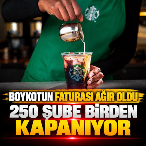 Dev kahve zinciri iflasın eşiğinde mi? Starbucks 250 mağazasını birden kapatıyor
