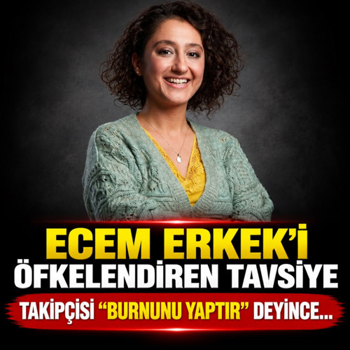 Ecem Erkek'ten takipçisine büyük tepki! "Burnunu yaptır" deyince...