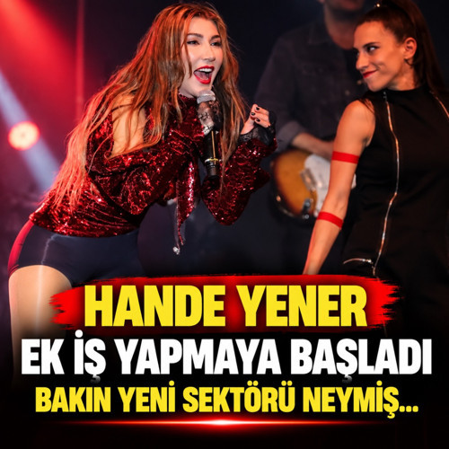 Hande Yener ilk kez açıkladı! Bakın ek olarak ne iş yapıyormuş...
