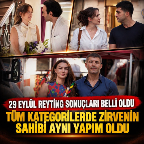 29 Eylül reyting sonuçları açıklandı! Zirvedeki yapım şaşırtmadı...
