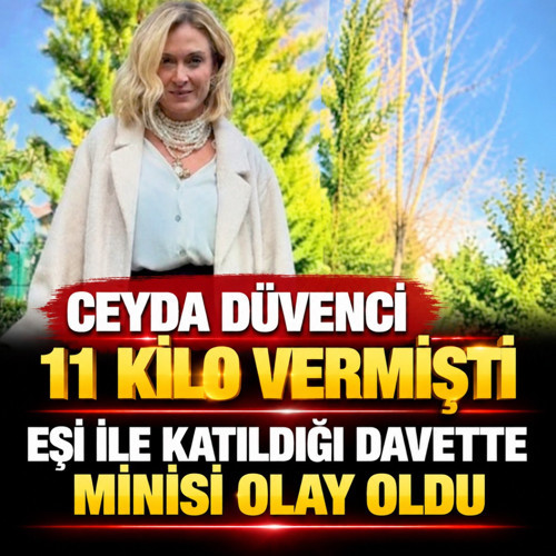 Ceyda Düvenci formda haliyle dikkat çekti! Mini etek tercihi olay...