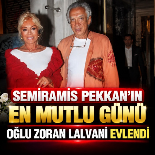 Gözlerden uzak büyütmüştü! Semiramis Pekkan’ın oğlu evlendi