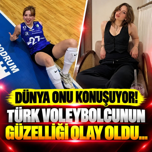 Dünya onu konuşuyor! Türk voleybolcunun güzelliği olay oldu...