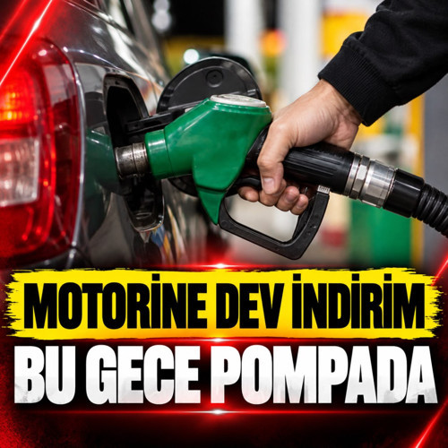 Sürücülerin yüzünü güldürecek haber: Motorine dev indirim bu gece pompada!