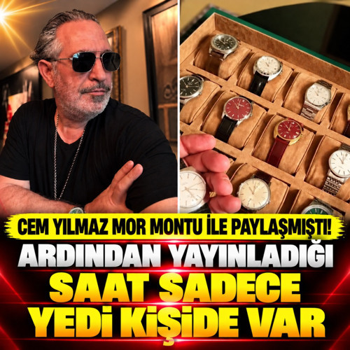 Cem Yılmaz mor montu ile paylaşmıştı! Ardından yayınladığı saat sadece yedi kişide var...