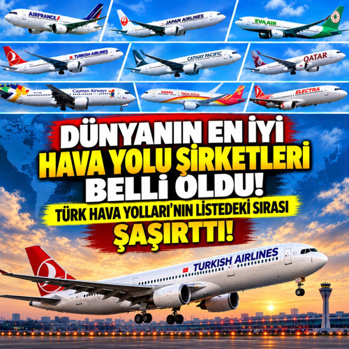 Dünyanın en iyi hava yolu şirketleri belli oldu! Türk Hava Yolları'nın listedeki sırası şaşırttı