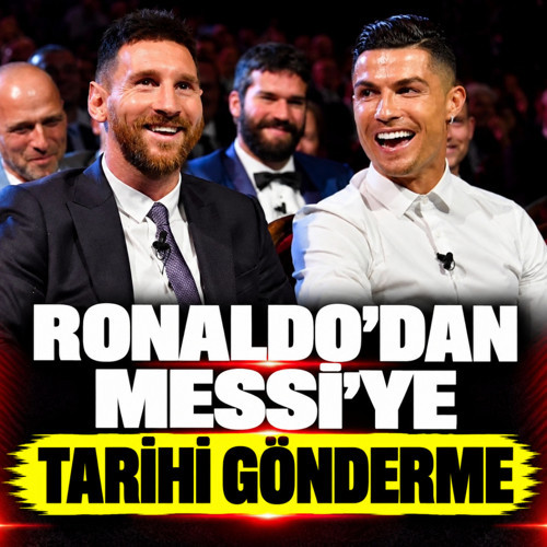 Ronaldo'dan Messi'ye tarihi gönderme! Sosyal medya çalkalandı