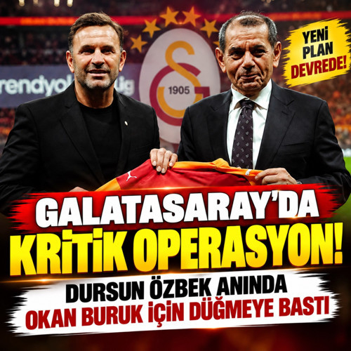 Galatasaray'da kritik operasyon: Dursun Özbek anında Okan Buruk için düğmeye bastı