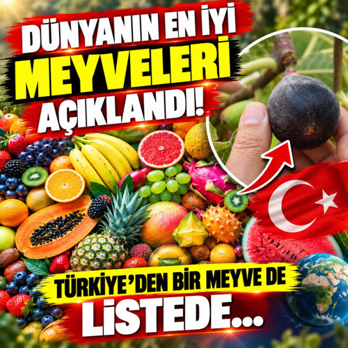 Dünyanın en iyi meyveleri açıklandı! Türkiye'den bir meyve de listede...