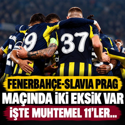 Fenerbahçe-Slavia Prag maçı saat kaçta, hangi kanalda? İki eksik var işte muhtemel 11'ler...