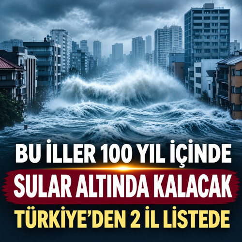 Bu iller 100 yıl içinde sular altında kalacak! Türkiye'den 2 il listede...