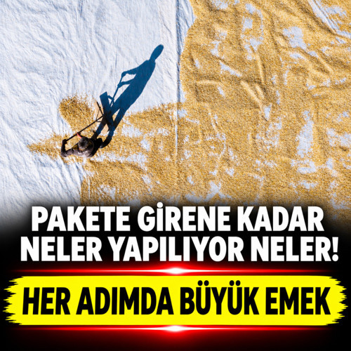 Pakete girene kadar bu işlemlerden geçiyor! Her adımda büyük emek var
