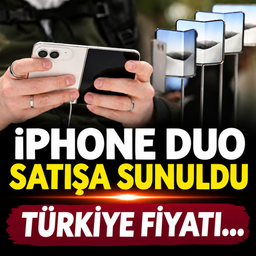 Apple'ın ilk katlanabilir telefonu iPhone Duo satışa sunuldu! Fiyatı...