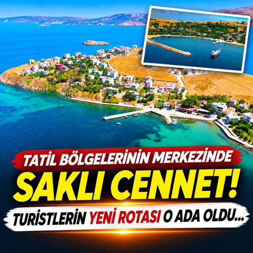 Tatil bölgelerinin merkezinde saklı cennet! Turistlerin yeni rotası o ada oldu...