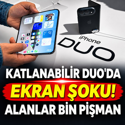 Apple’ın yeni katlanabilir telefonu iPhone Duo’da şok! Cihazı satın alanlar bin pişman