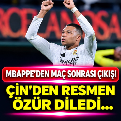 Mbappe'den maç sonrası çıkış! Çin'den resmen özür diledi...